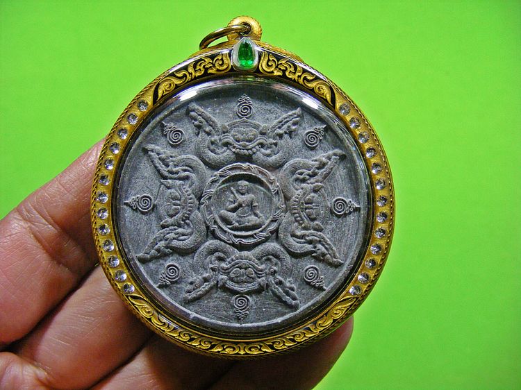 ดวงตราอาถรรพณ์ชัยมหานาถ หลวงปู่ชื่น วัดตาอี สวยๆ