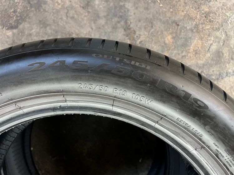 ยาง Pirelli P7 245 50 19 ปี23 คู่ 2000 บาท RunFlat รูปที่ 6