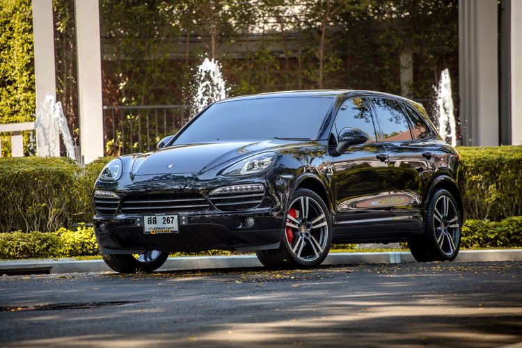 Porsche Cayenne 2014 3.0 S Hybrid 4WD Utility-car ไฮบริด ไม่ติดแก๊ส เกียร์อัตโนมัติ ดำ
