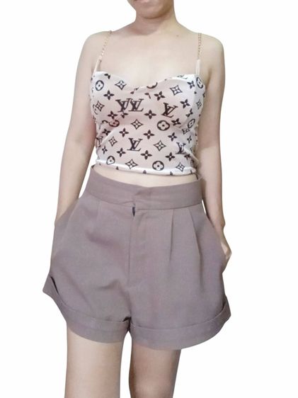 เสื้อครอปตัวสั้น สายเดี่ยว รูปที่ 4