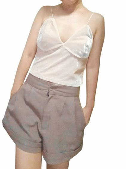 เสื้อครอปตัวสั้น สายเดี่ยว รูปที่ 15