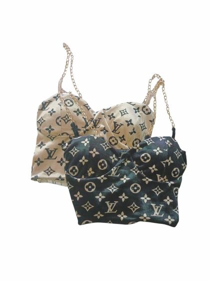 เสื้อครอปตัวสั้น สายเดี่ยว รูปที่ 7