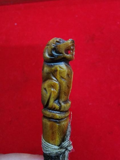 มีดหมอหลวงพ่อเดิม ด้ามแกะเสือโคลง พ.ศ.2470 ขนาด5.2นิ้ว รูปที่ 12