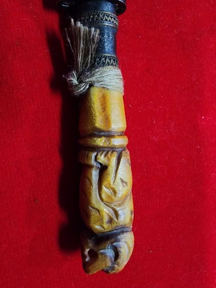 มีดหมอหลวงพ่อเดิม ด้ามแกะเสือโคลง พ.ศ.2470 ขนาด5.2นิ้ว รูปที่ 7