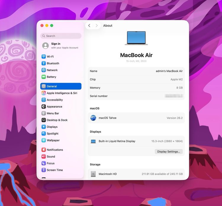 MacBook Air 15-inch M2 2023 Ram8GB SSD256GB Starlight รูปที่ 12