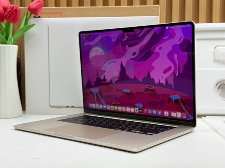MacBook Air 15-inch M2 2023 Ram8GB SSD256GB Starlight รูปที่ 2