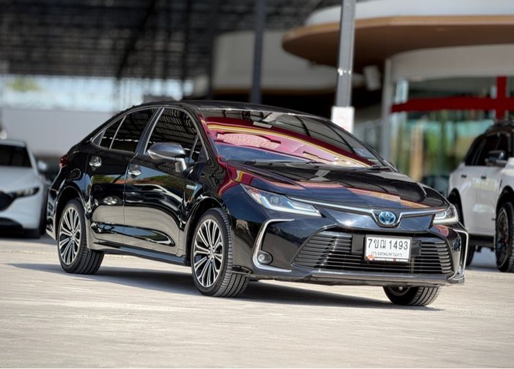 รถ Toyota Altis 1.8 Hybrid High สี ดำ