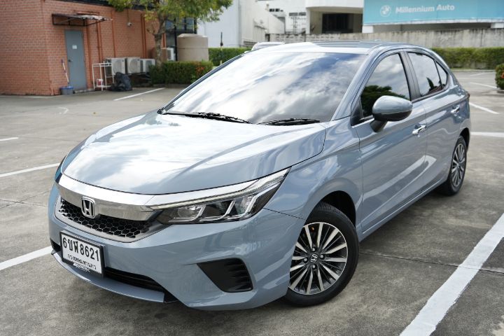 Honda City 2023 1.0 SV Sedan เบนซิน ไม่ติดแก๊ส เกียร์อัตโนมัติ เทา รูปที่ 4