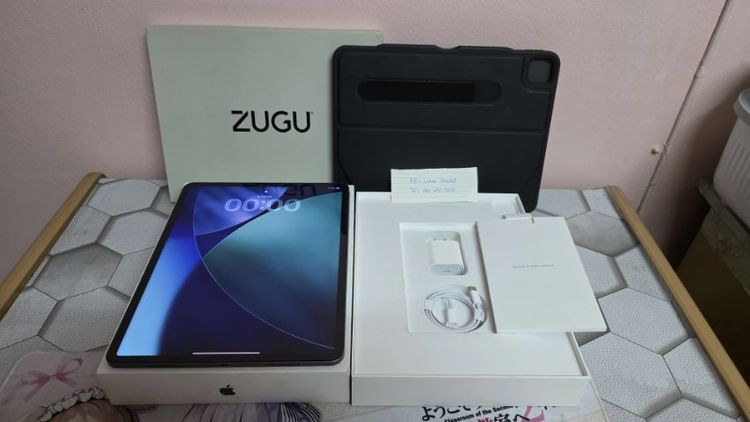 iPad Pro M1 ( 2021 ) 12.9 นิ้ว ( Wi-Fi ) ความจุ 128GB สี Space Grey พร้อม Zugu Case สีดำ รูปที่ 2