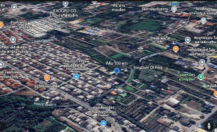 ขายที่ดิน 100 ตรว. ที่ดินหน้ากว้าง 20 เมตร(บางใหญ่) รูปที่ 4