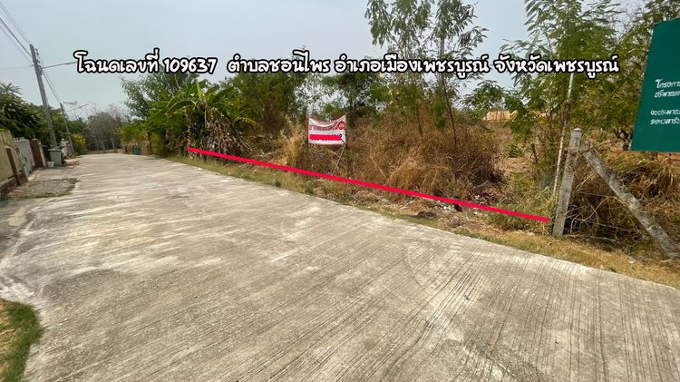 ายที่ดินสวย ทำเลทอง ซอยเพิ่มสุข ใกล้รร.เซนโยเซฟศรีเพชรบูรณ์