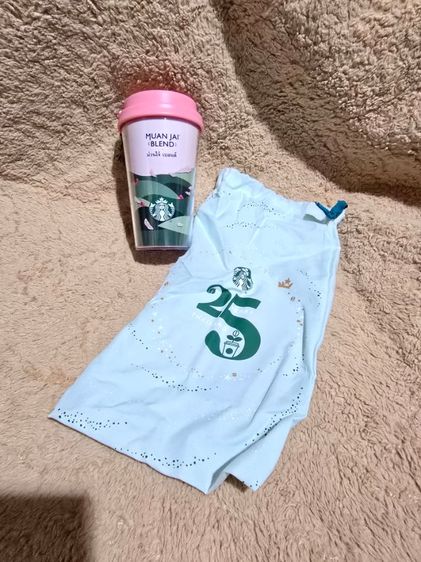ของแท้ Charm Beige Muanjai Tumbler ขนาด 12 ออนซ์ จากสตาร์บัคส์ ประเทศไทย รูปที่ 7