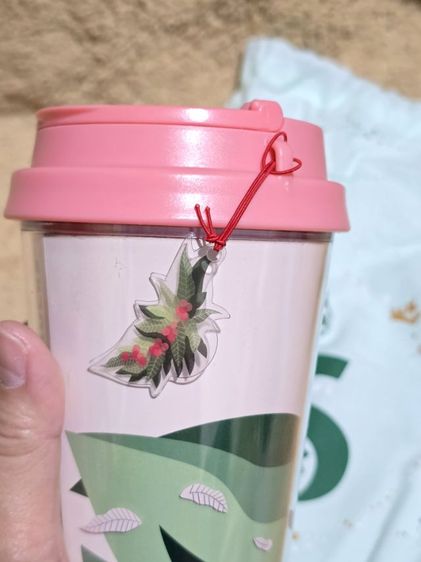 ของแท้ Charm Beige Muanjai Tumbler ขนาด 12 ออนซ์ จากสตาร์บัคส์ ประเทศไทย รูปที่ 3