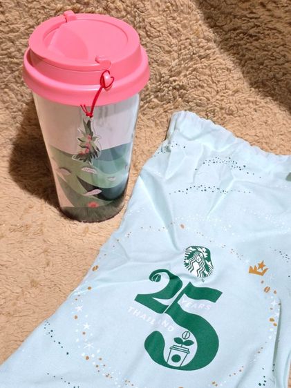 ของแท้ Charm Beige Muanjai Tumbler ขนาด 12 ออนซ์ จากสตาร์บัคส์ ประเทศไทย รูปที่ 5