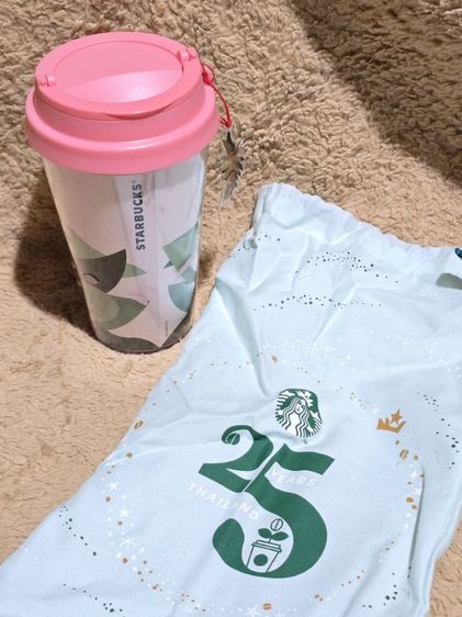 ของแท้ Charm Beige Muanjai Tumbler ขนาด 12 ออนซ์ จากสตาร์บัคส์ ประเทศไทย รูปที่ 4