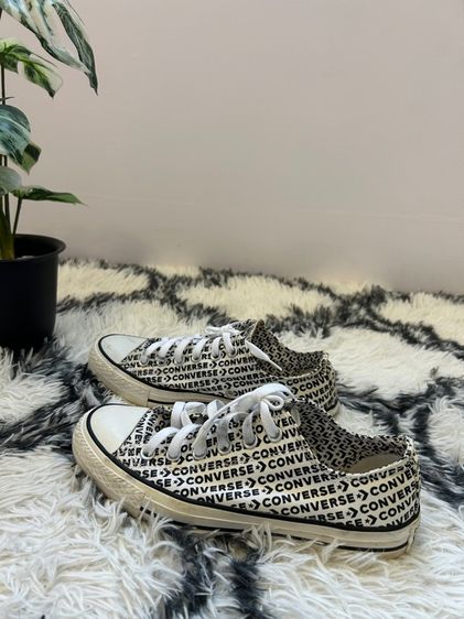 ขาว ผ้า รองเท้าผ้าใบ UK 6 | EU 39 1/3 | US 6.5 รองเท้า converse all star