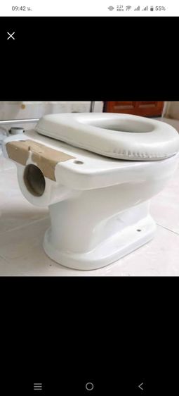 ชักโครกเด็กเซรามิค ของใหม่แกะเช็คของแล้ว รูปที่ 4