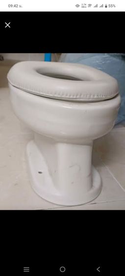 ชักโครกเด็กเซรามิค ของใหม่แกะเช็คของแล้ว รูปที่ 2