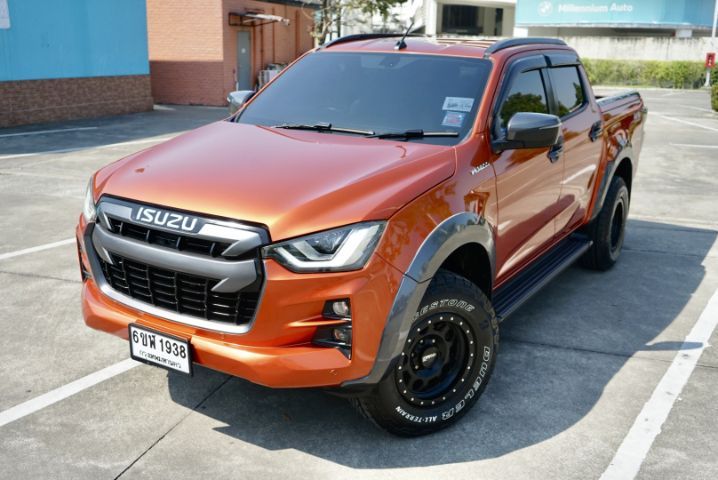 Isuzu D-MAX 2020 3.0 Vcross M 4WD Pickup ดีเซล ไม่ติดแก๊ส เกียร์อัตโนมัติ ส้ม รูปที่ 4
