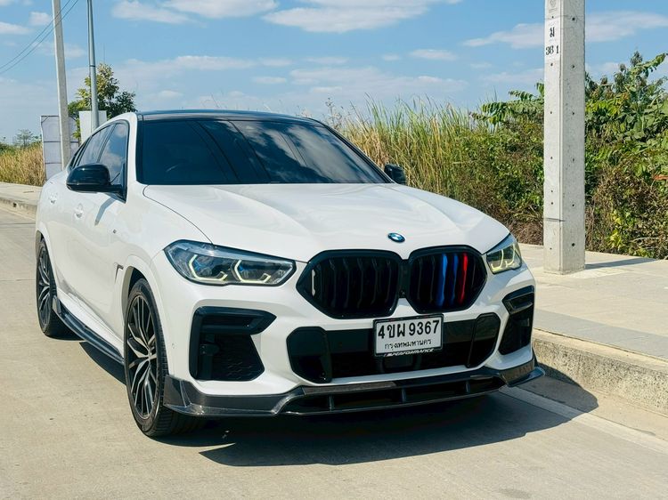 BMW X6 2022 3.0 xDrive40i M Sport Utility-car เบนซิน ไม่ติดแก๊ส เกียร์อัตโนมัติ ขาว รูปที่ 3