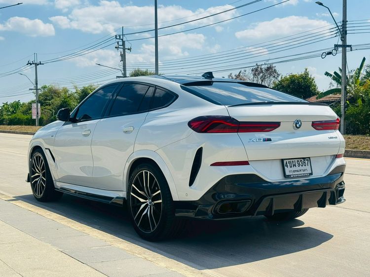 BMW X6 2022 3.0 xDrive40i M Sport Utility-car เบนซิน ไม่ติดแก๊ส เกียร์อัตโนมัติ ขาว รูปที่ 4