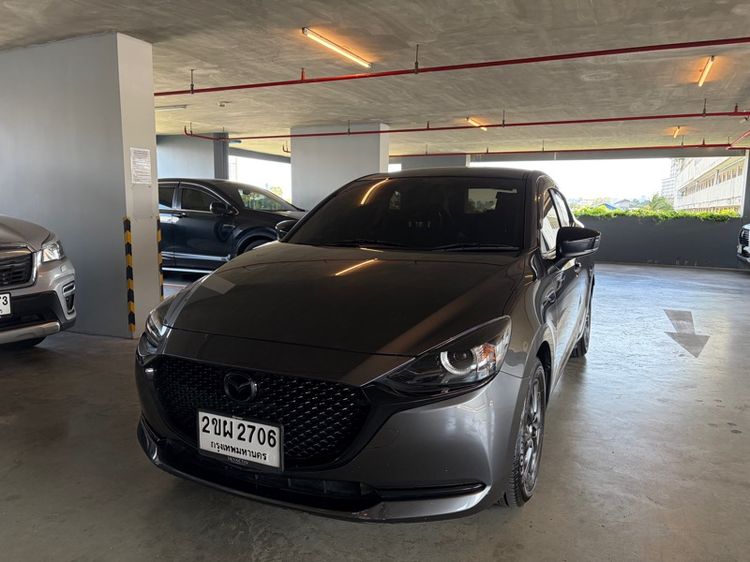 Mazda Mazda 2 2021 1.3 Skyactiv-G S Leather Sedan Sedan เบนซิน ไม่ติดแก๊ส เกียร์อัตโนมัติ เทา รูปที่ 2