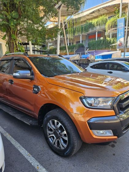 Ford Ranger 2017 3.2 XLT 4WD Pickup ดีเซล ไม่ติดแก๊ส เกียร์อัตโนมัติ ส้ม รูปที่ 2