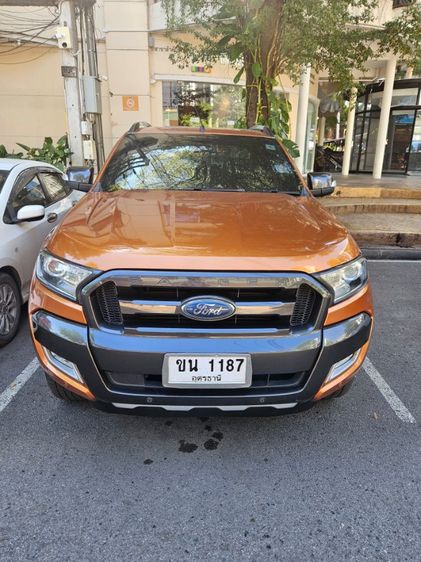 Ford Ranger 2017 3.2 XLT 4WD Pickup ดีเซล ไม่ติดแก๊ส เกียร์อัตโนมัติ ส้ม รูปที่ 4
