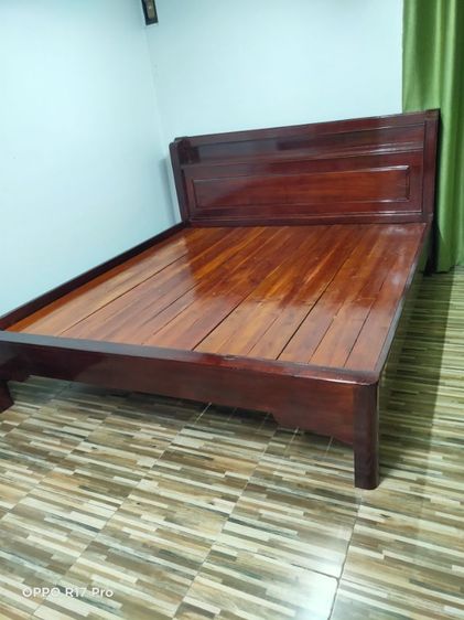 เฟอร์นิเจอร์ไม้เตียง 6 ฟุตไม้มะค่า รูปที่ 2