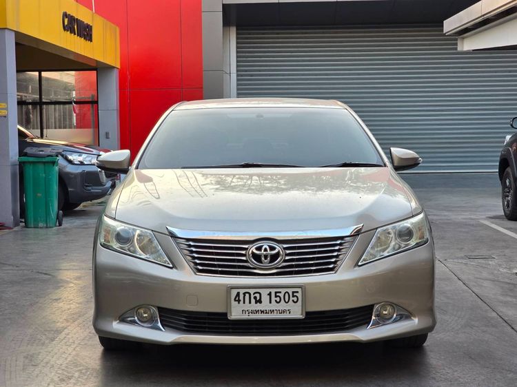 Toyota Camry 2014 2.0 G Sedan เบนซิน ไม่ติดแก๊ส เกียร์อัตโนมัติ บรอนซ์ทอง รูปที่ 2