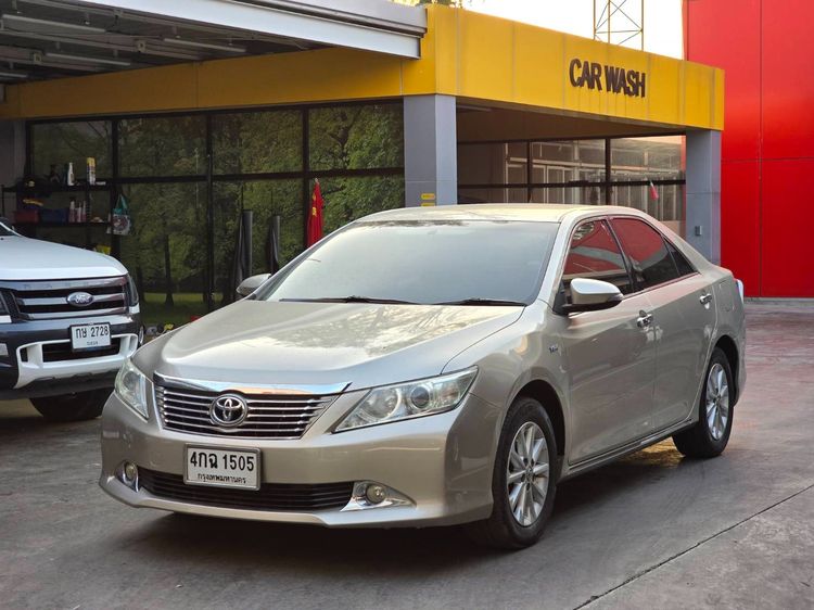 Toyota Camry 2014 2.0 G Sedan เบนซิน ไม่ติดแก๊ส เกียร์อัตโนมัติ บรอนซ์ทอง รูปที่ 3