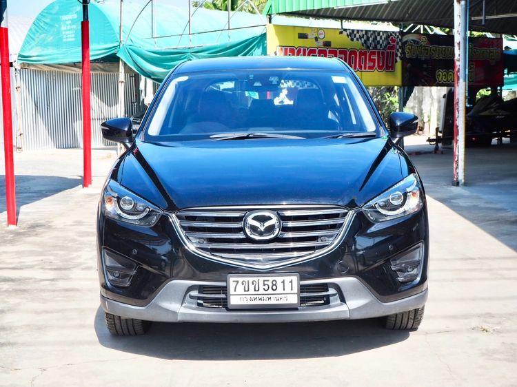 Mazda CX-5 2017 2.2 XDL 4WD Utility-car ดีเซล ไม่ติดแก๊ส เกียร์อัตโนมัติ ดำ รูปที่ 2