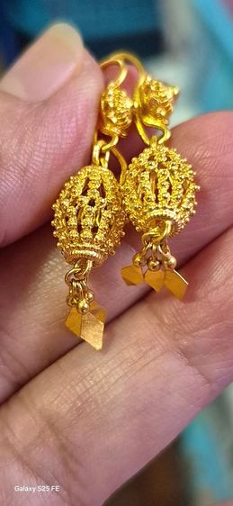 ต่างหูทอวคำแท้ 96.5 รูปที่ 6