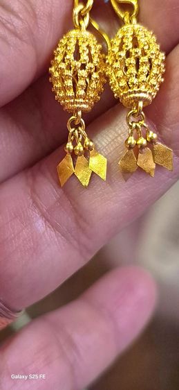 ต่างหูทอวคำแท้ 96.5 รูปที่ 7