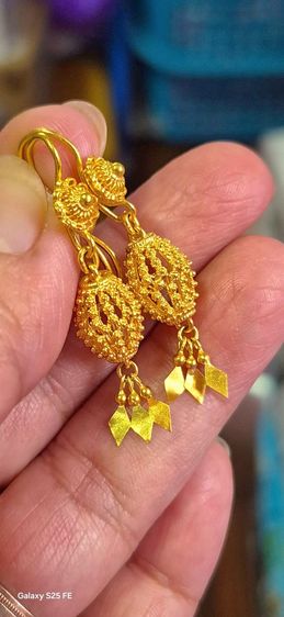 ต่างหูทอวคำแท้ 96.5 รูปที่ 2