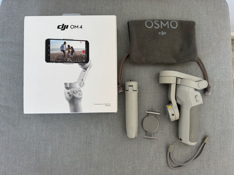 DJI OM 4 ไม้กันสั่นมือถือ (มือสอง) อุปกรณ์พร้อมกล่อง ใช้งานปกติ ขายถูก