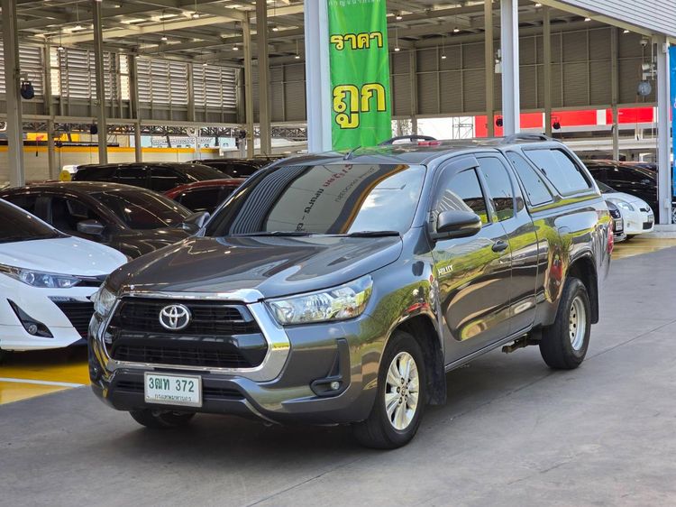 Toyota Hilux Revo 2021 2.4 Z Edition Entry Pickup ดีเซล ไม่ติดแก๊ส เกียร์ธรรมดา เทา รูปที่ 3
