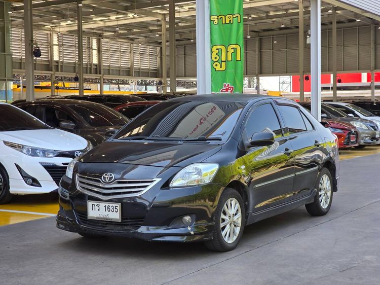 Toyota Vios 2010 1.5 E Sedan เบนซิน ไม่ติดแก๊ส เกียร์อัตโนมัติ ดำ รูปที่ 3