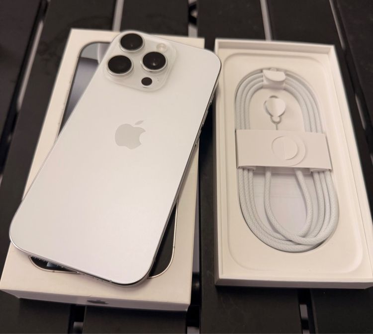 iPhone 16Pro 256gb. สี White titanium 27,000 บาท (เครื่องศูนย์ไทย) รูปที่ 8