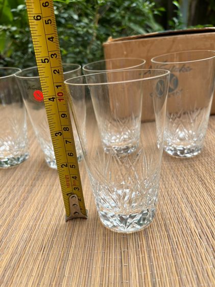 แก้วเจียระไน ทรงสูง Crystal Noritake Japan สภาพเหมือนใหม่ รูปที่ 6