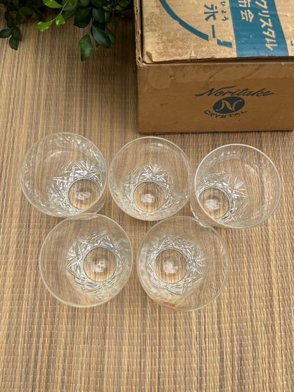 แก้วเจียระไน ทรงสูง Crystal Noritake Japan สภาพเหมือนใหม่ รูปที่ 4