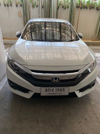 Honda Civic 2018 1.8 EL i-VTEC Sedan เบนซิน ไม่ติดแก๊ส เกียร์อัตโนมัติ ขาว รูปที่ 3