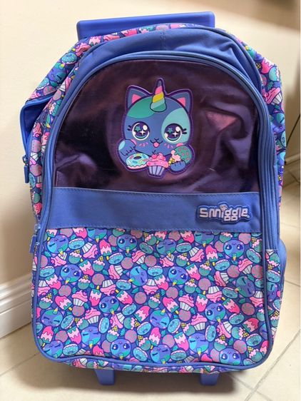 ไม่ระบุ น้ำเงิน หนัง PU กระเป๋าล้อลากเด็ก Smiggle