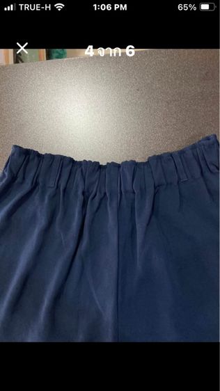 ขาสั้นจีบหน้า GU size m รูปที่ 4