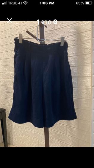 ขาสั้นจีบหน้า GU size m รูปที่ 3