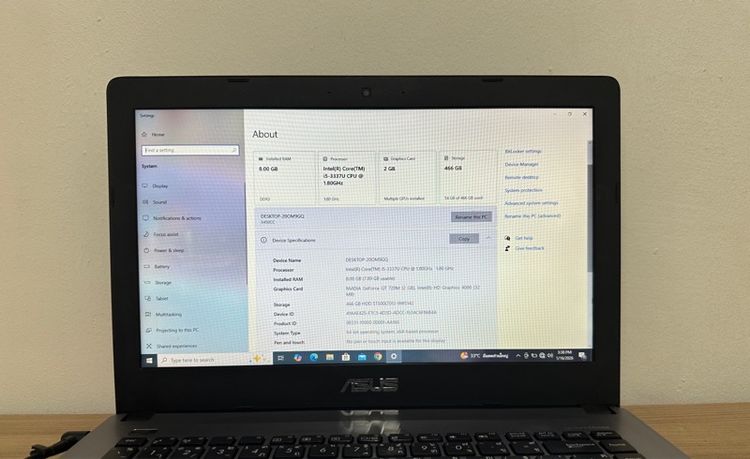 Notebook มือสอง Asus X450C แรม8GB โน้ตบุค Asus แบตเก็บไฟ พร้อมใช้งาน รูปที่ 10