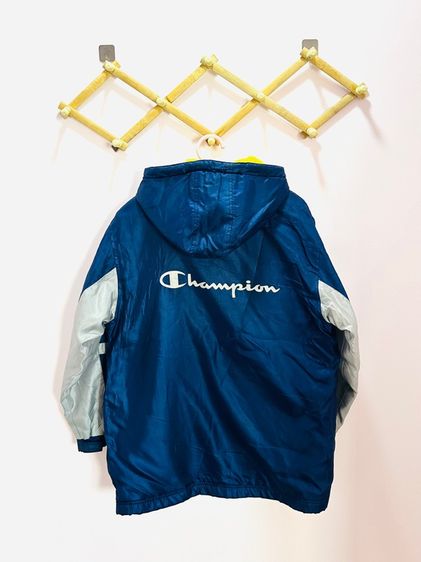 เสื้อแจ็คเก็ตผ้าร่ม Champion สีกรมท่า รูปที่ 6
