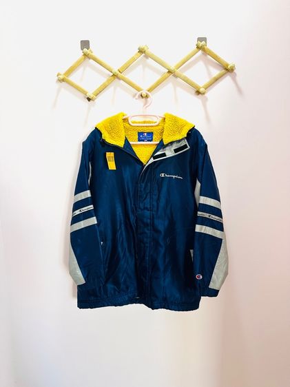 เสื้อแจ็คเก็ตผ้าร่ม Champion สีกรมท่า รูปที่ 5