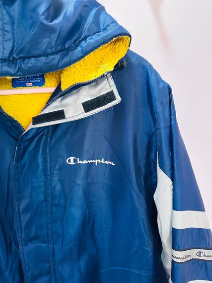 เสื้อแจ็คเก็ตผ้าร่ม Champion สีกรมท่า รูปที่ 4