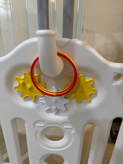 คอกกั้นเด็ก ขนาด 115x115x62 cm สีฟ้าขาว รูปที่ 8